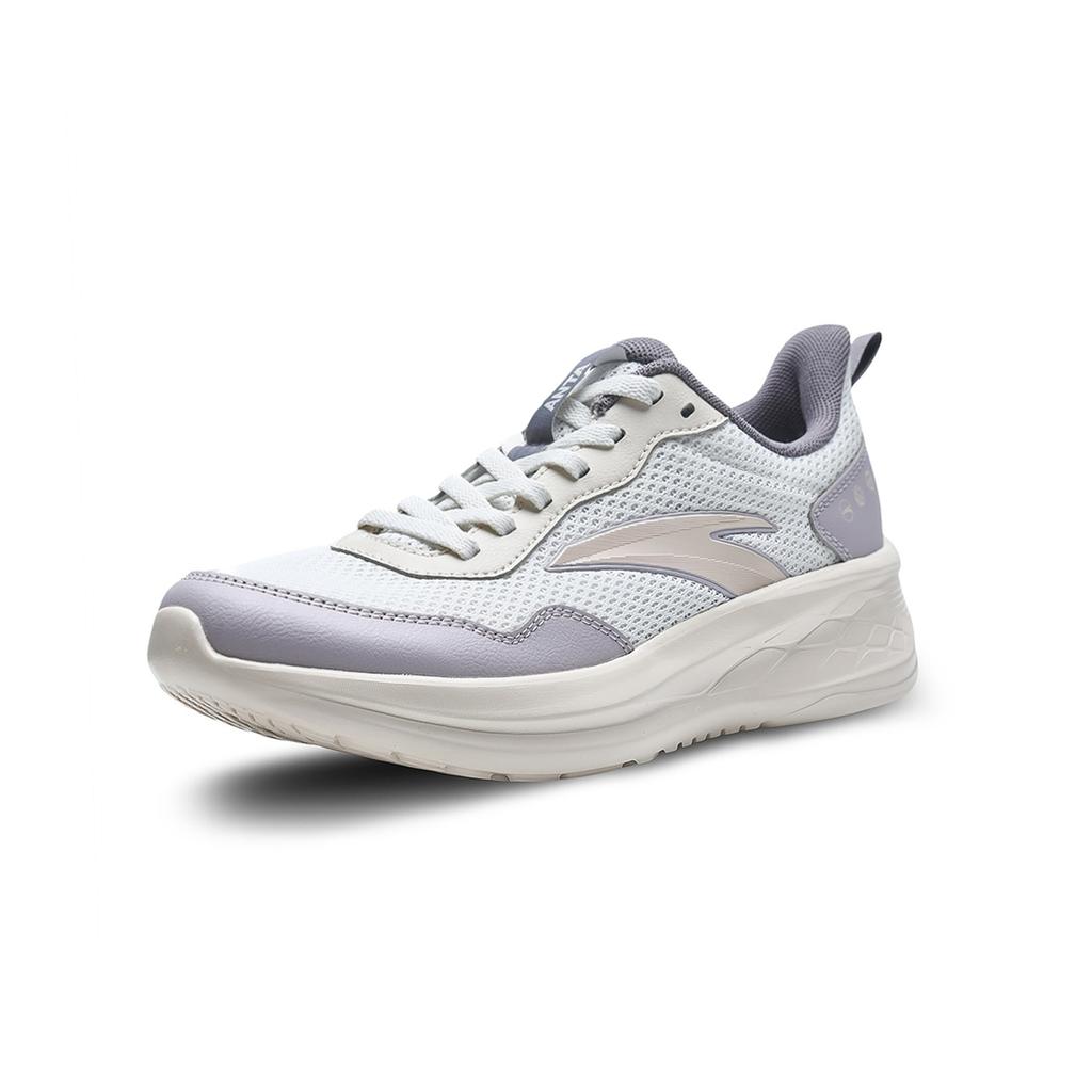ANTA Yun Yi Running Shoes Women's Low Top Digital Mist Gray/Magic Carpet Gray 122645541R-1