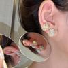 Элегантные магнитные алмазные клипсы для ушей, идеально подходящие для непроколотых ушей. Модный аксессуар в японско-корейском стиле для создания изысканного образа знаменитости.