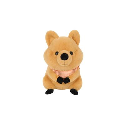 Mochi Town Fluffy Quokka Doll S, КОРИЧНЕВЫЙ, 18см, Популярные игрушки для корейских детей