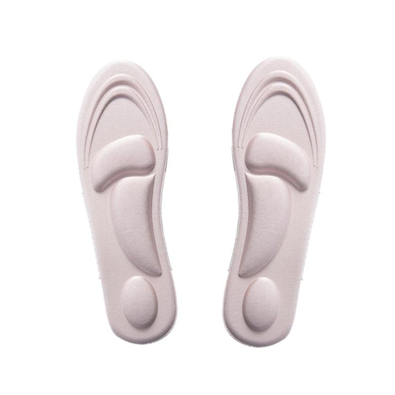 1 Pair 4D Memory Foam Orthotic Insole Arch Support Orthopedic Insoles for Shoes Flat Foot Feet Care