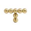Small Round Ball Hardware Handle Solid Brass Cabinet Drawer Knobs  Multipurpose