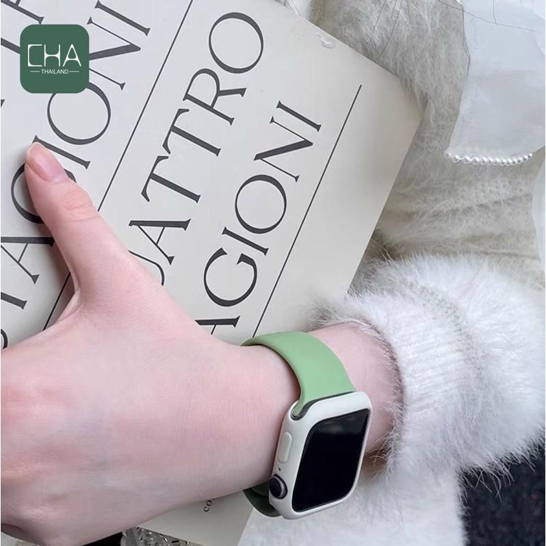 Спортивный браслет-ремень, силиконовый ремешок для Apple Watch, ремешок 8, 7, 41 мм, 45 мм, SE 6, 44 мм, 40 мм, 38 мм, 42 мм, резиновый мягкий ремешок для часов iWatch серии 5, 4, 3, 2, 1