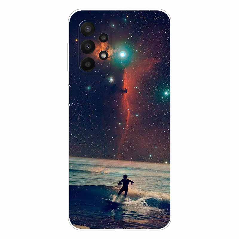 Чехол-бампер для Samsung Galaxy A23 5G, Мягкая силиконовая задняя крышка для Samsung A23 4G 6.6'', Ударопрочный чехол-бампер, Fundas A 23, Расписной