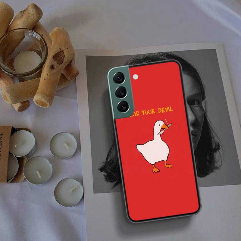 Чехол Flying Duck для телефона Samsung Galaxy S20 FE S21 Plus S22 S23 S24 Ultra S10 S10E S9 S8 S7 Edge, силиконовый мягкий чехол Fun