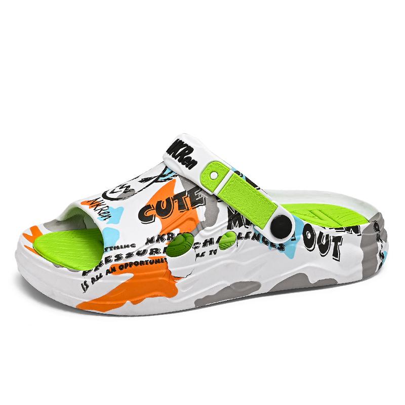 Men's Sandals Breathable Lightweight Soft-soled Casual Slippers Outdoor Fashion Beach Walking Sports Casual Men's Shoes