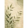 Bohemian style watercolor botanical art poster, neutral-toned floral canvas painting, home decor,bedroom/living room decoration