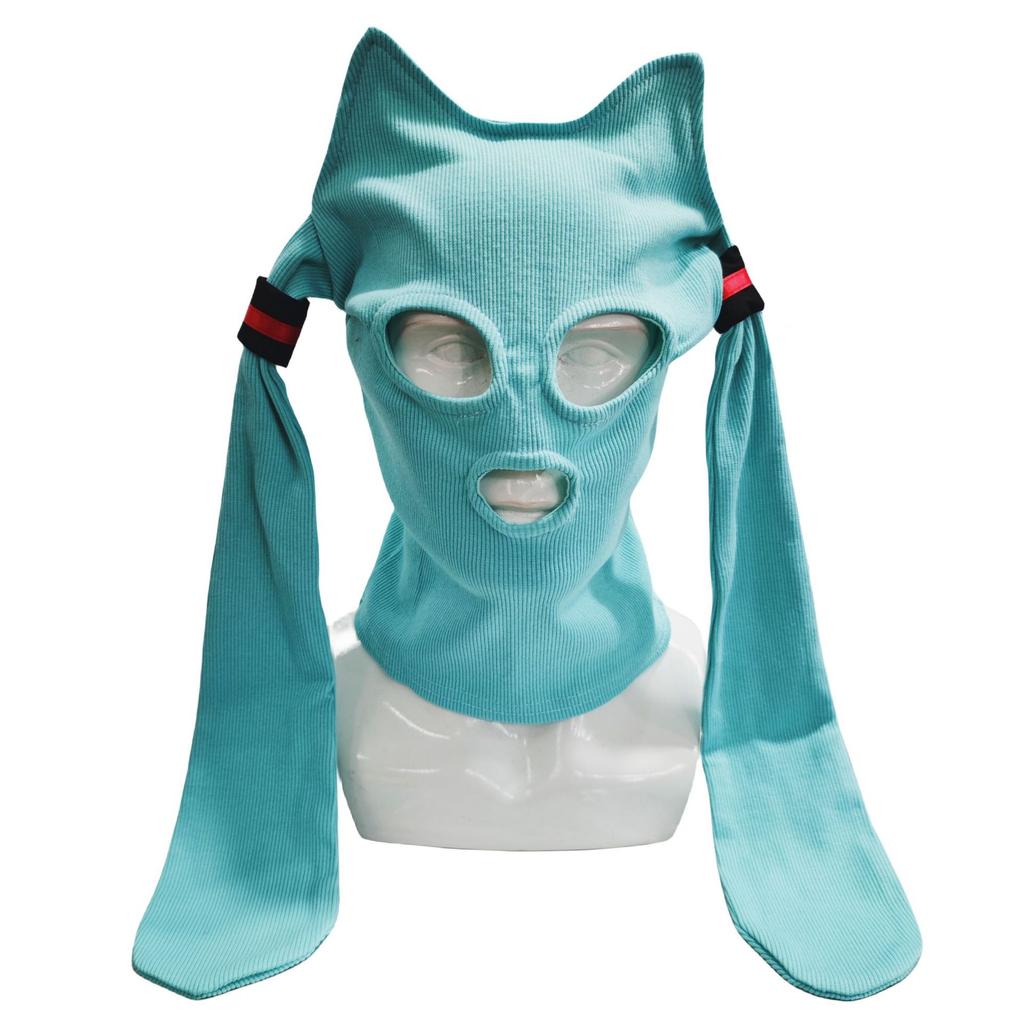 New Hatsune Miku kidnapper hood game two-dimensional hat cosplay community mask miku mask