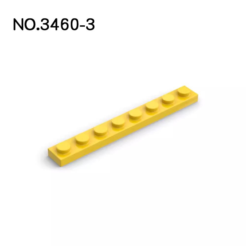 20 шт. MOC 3460 Пластина 1x8 Кирпичные Детали Строительные Блоки Частицы DIY Мозговая Игра для Детей Сборная Игрушка Подарок на День Рождения