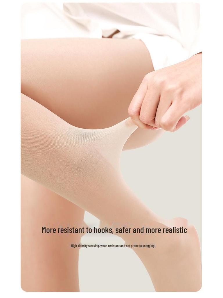 Ультратонкие невидимые чулки 2022 года: Летние колготки с защитой от защемлений, корректирующие и улучшающие внешний вид кожи