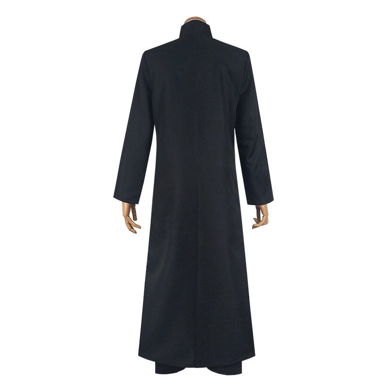Sweet and Cool Matrix Movie Cosplay Neo Trench Coat Costume Halloween Outfit