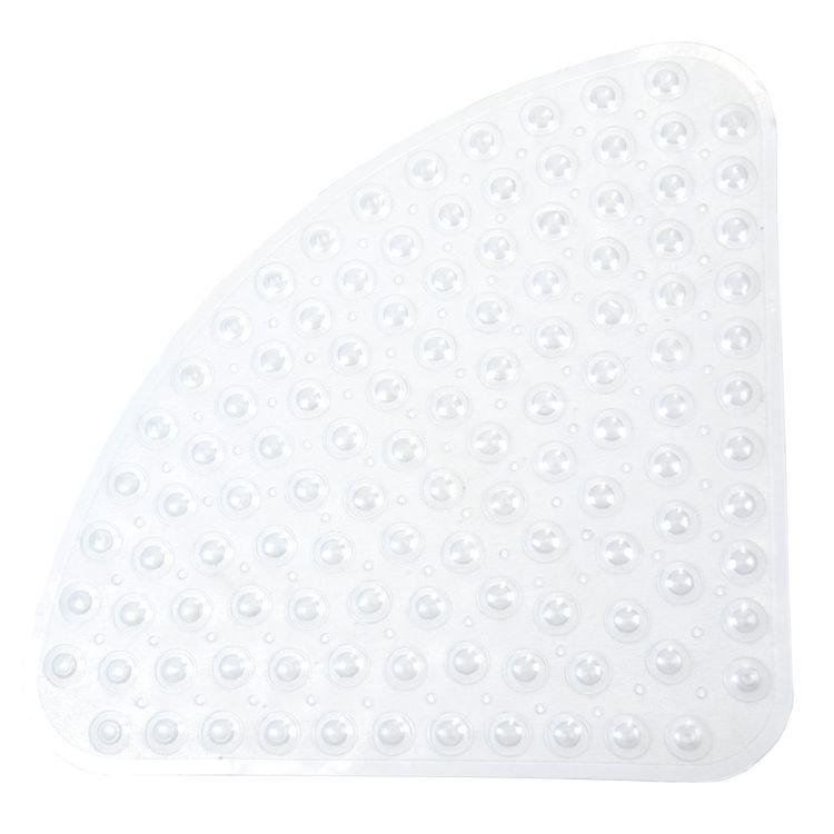 53x53CM Sector Rubber Corner Shower Mat Anti-slip Quadrant Bath Mat Anti-Bacterial Suction Shower Tub Non-slip Bathtub Mat
