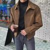Men's Hong Kong Style Suede Jacket: Vintage American Pilot Design for Spring & Fall 2024