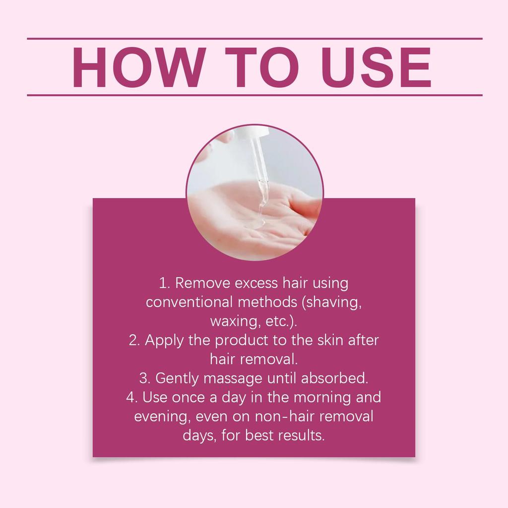 OceAura Hair Removal Care Oil – Lightweight, hydrating, smooth, and silky skin. Gentle and non-irritating hair removal oil