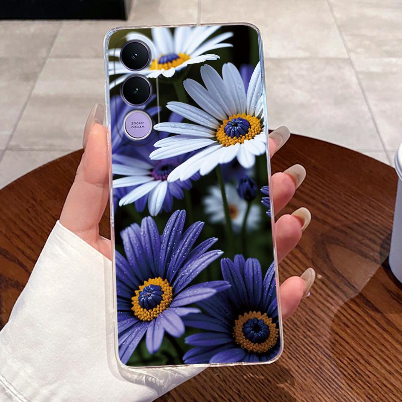 Чехол для Vivo V70 FE V70FE 5G V2550 Чехол для телефона Эстетичный Роскошный Милый Крутой Для Мальчиков Девочек Мягкий Силикон Прозрачный ТПУ Чехол-Оболочка