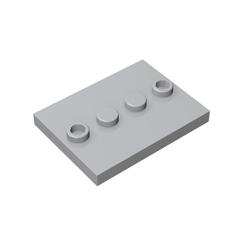 20 шт. Детали MOC 88646 Пластина Специальная 3 x 4 с центральными штырьками 1 x 4 Совместимые Кирпичики DIY Сборка Строительные Блоки Частица Детская Игрушка