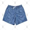 Paisley Fashion Beach Swim Shorts For Men 3D Print Quick Drying Drawstring Board Shorts Simple Square Plaid Surf Swim Trunks