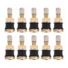 10 Pcs Brass Valve Stem TR501 High Strength Tubeless Truck Valve Stem for 0.625in Valve Holes