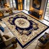 Blue Beige European Fluffy CARPET FOR LIVE ROOM Home Decoration Luxury Antiskid Soft Rug Big Size Washable Short Velvet Foot Mat