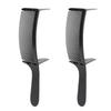 2Pcs Curved Barber Comb Adjustable Professional Positioning Comb Hair Cutting Styling Tool