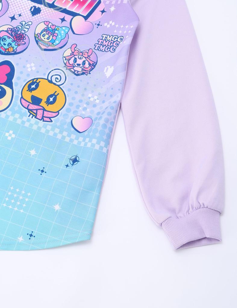 Пижама с длинным рукавом из люминесцентного картона и вязаного полотна 562 [Bandai] для девочек