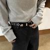 Панк Новый Готический Y2K Женщины Мужчины Ремни Люксовый Бренд Гот Леди Хип-Хоп Панк Заклепки Скелет Принт Пояс на Талию Джинсовый Пояс