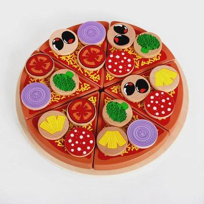 Игровой кухонный набор «Грибная пицца» — деревянная развивающая игрушка для детей