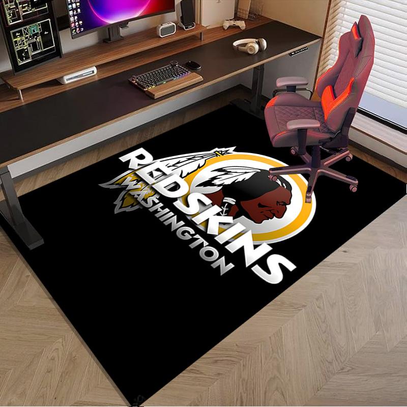 Washington Redskins Area Rug for Office, Chair Rug, Decorative Carpet Livingroom Mat, Large Size Fan gifts Christmas gifts