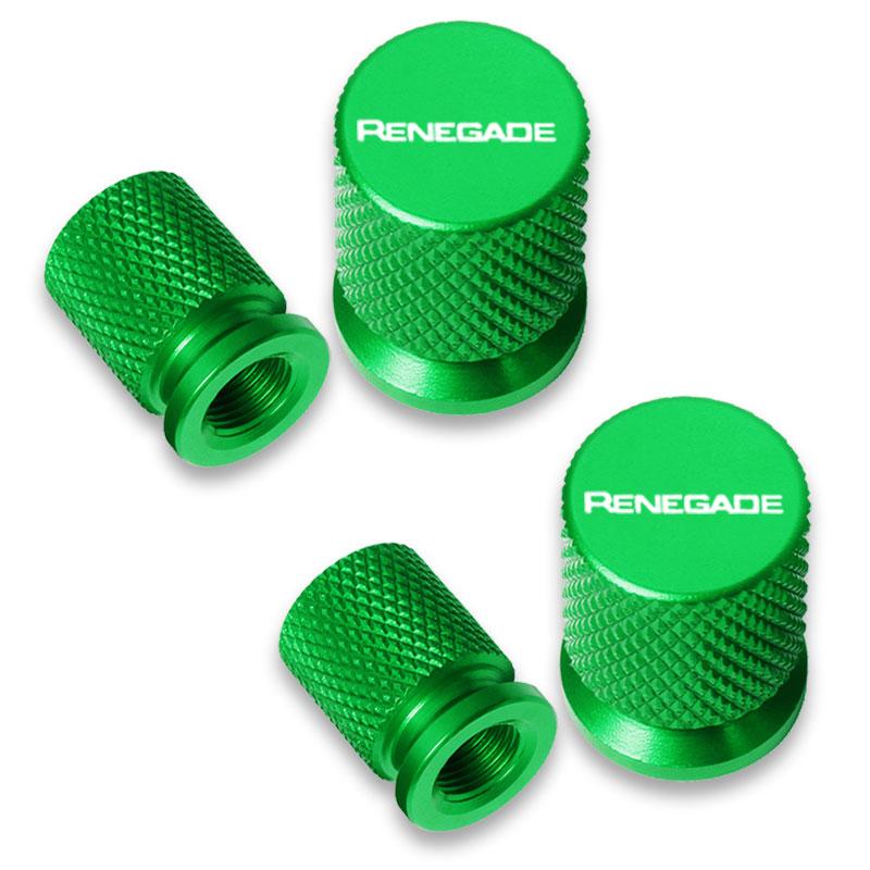 Car Wheel Tire Valve Caps Tyre Stem Covers Airdust Waterproof For Jeep Renegade Auto Accessories MWGHF1