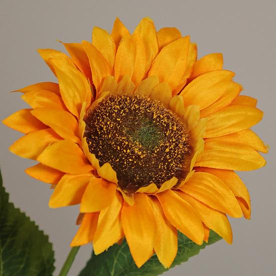 Искусственный подсолнух, имитация, с гибким стеблем, искусственная ветка подсолнуха для дома, офиса, свадебных вечеринок, центральный элемент