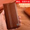 Genuine Leather Flip Cover for Huawei Honor X9B/X8A/X8B, Anti-fall, 4G/5G Protective Case.