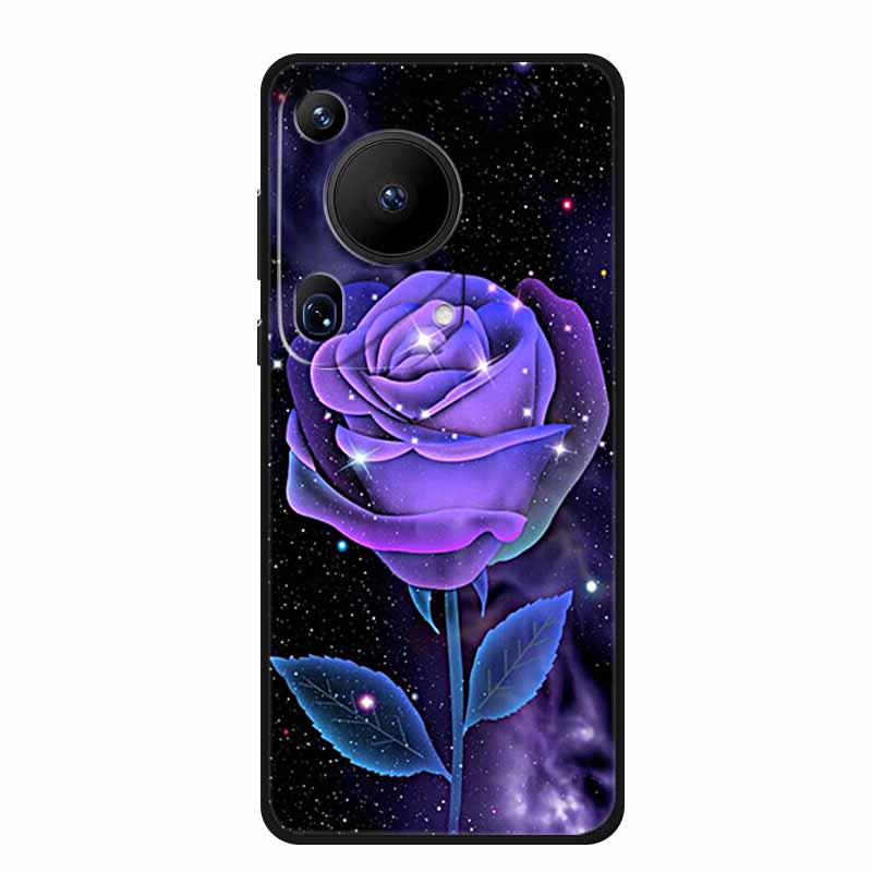 For Huawei Pura 70 Ultra Case 70Ultra Black Silicone Soft Back Cover Case For Huawei Pura 70 Ultra Phone Case Cover Pura70 Ultra