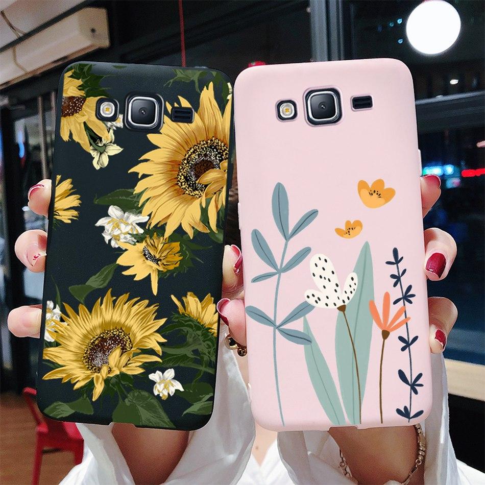 Силиконовый чехол подсолнух, конфетка, сердце для Samsung Galaxy Grand Prime Plus G530 G531 J2 Prime SM-G532F Чехол для телефона Coque Fundas