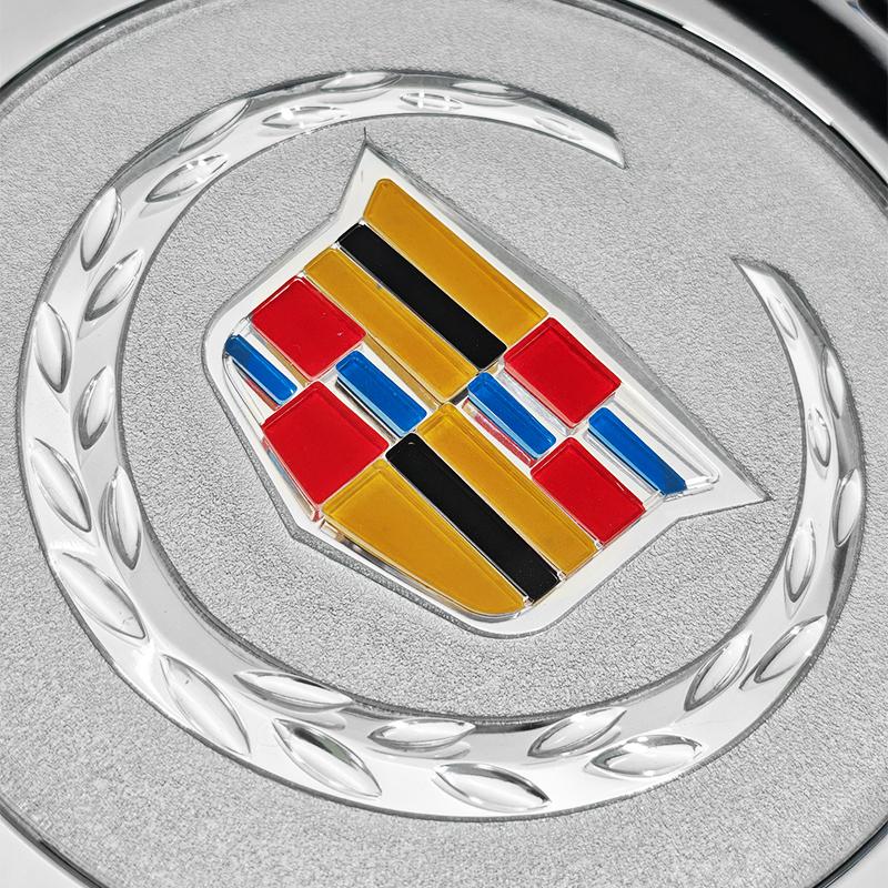 4 шт. 140 мм 168 мм 200 мм 203 мм Автомобильные колпачки центральных ступиц для Cadillac Escalade SRX Аксессуары с логотипом на шинах автомобиля