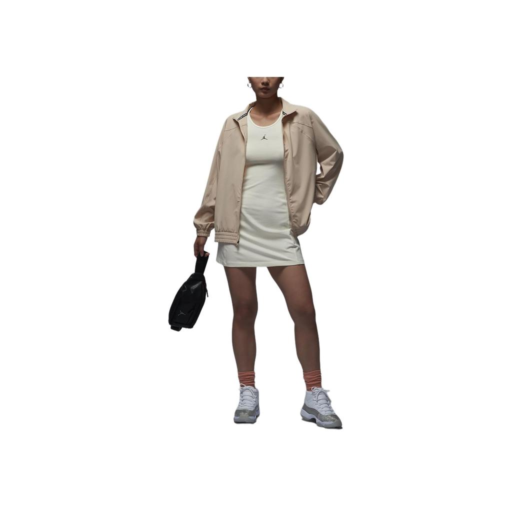 Jordan Платье-комбинация из цельного трикотажа Slim Fit, женские платья Sail-White FN5695-133