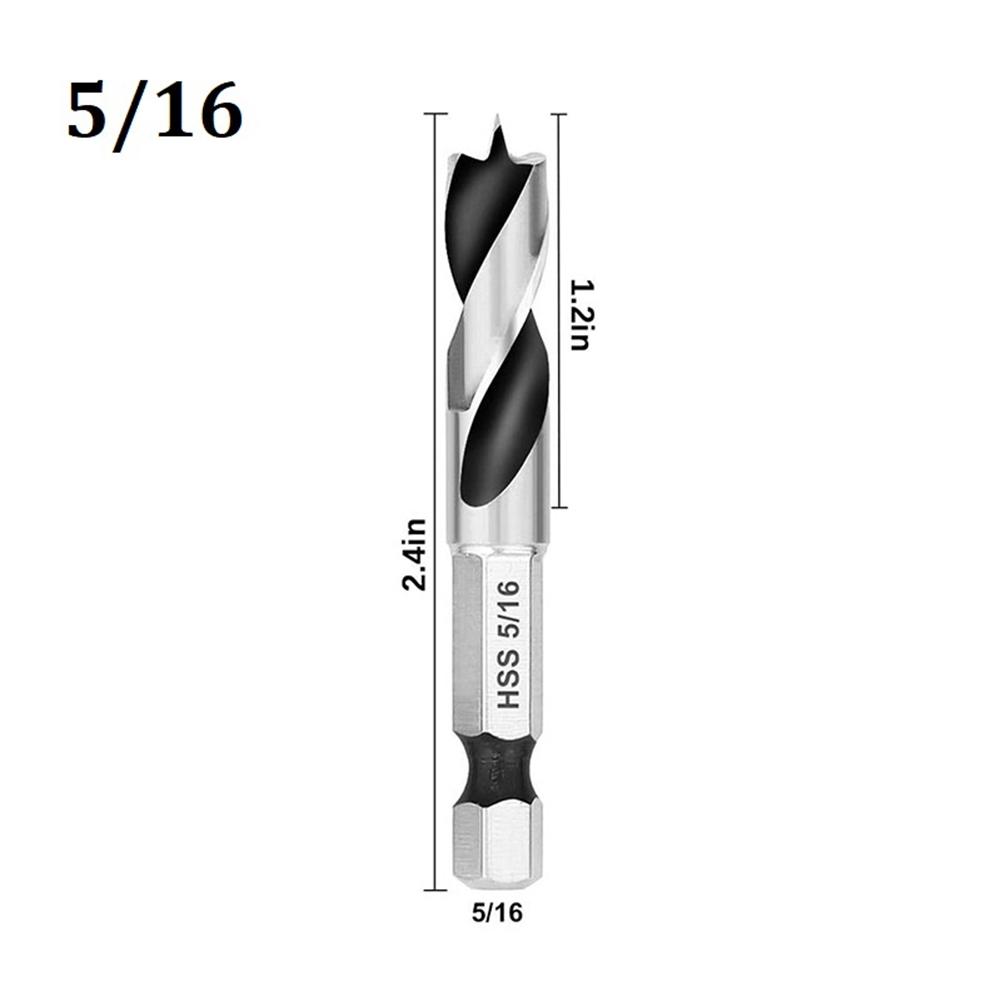 Битодержатель быстросменный серебристый 6,35 мм набор сверл