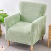 Flowers Club Armchair Cover Stretch Square Arm Back Tub Slipcover Single Small Chair Seater Sofa Cover for Home Club Bar