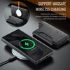 MAGKING K3 Series For Samsung Galaxy S24 Ultra Case Compatible with MagSafe Wallet PC+TPU+PU Phone Cover