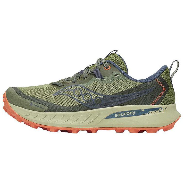 SAUCONY Сокол-сапсан 15 Амортизация Дышащие Низкие Беговые Кроссовки Унисекс Зеленый S10992-162