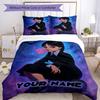 3PC Custom Name "Nightmare Before Christmas Mashup" Bedding Set Printed  Bedding Set Duvet Cover Closure Includes 1 Duvet Cover & 212 Pillowcases for 