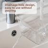 Ice Chilled 5 Compartment Condiment Server Organizer Garnish Tray with Lids Outdoor Clear Dispenser Removable Fruit Serving Tray