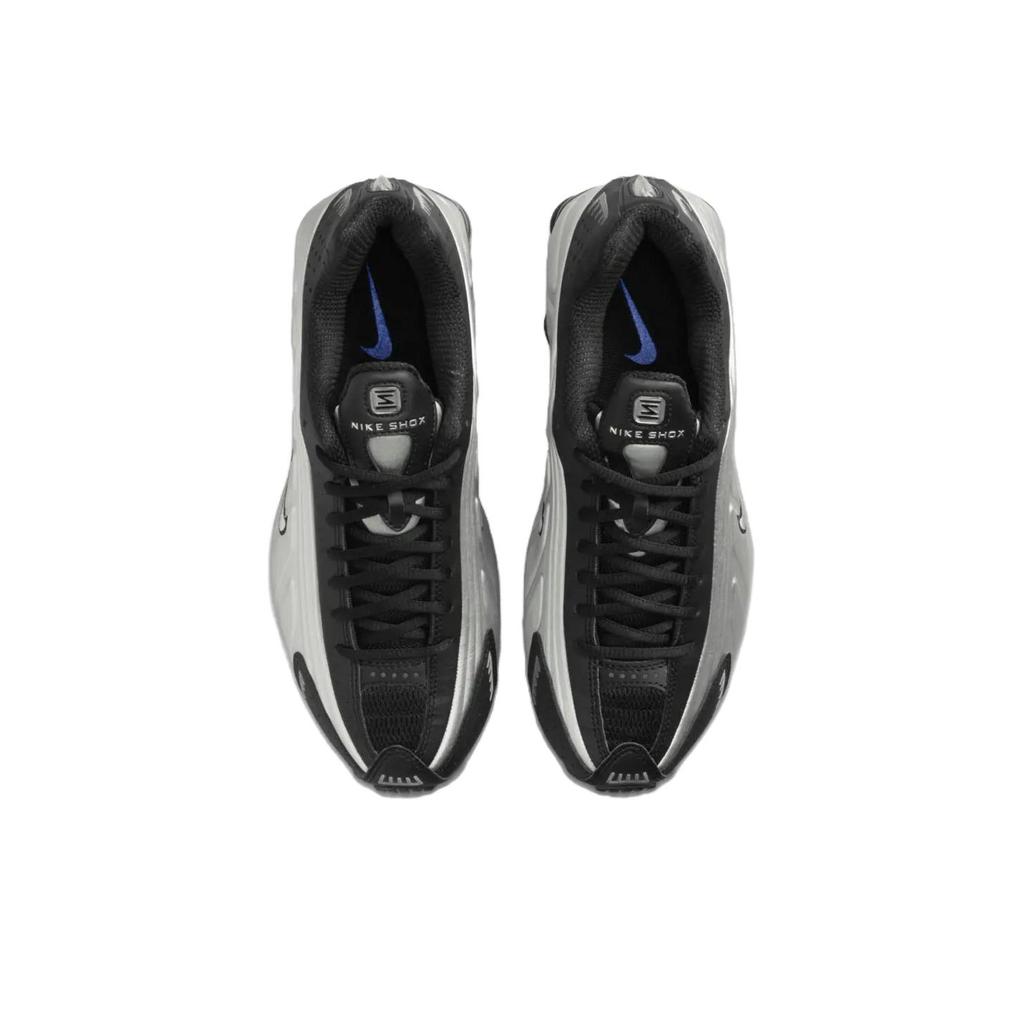 Nike Shox R4 Metallic Silver Racer Blue женские кроссовки черные AR3565-006