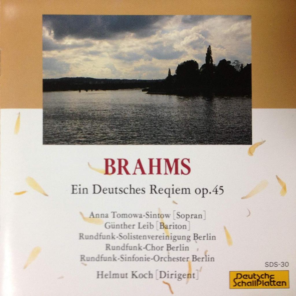 CD BRAHMS - Brahms German Requiem SDS30 Japan Classical Used
