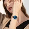 OLEVS Women's Blue Watch, Stylish, Waterproof, Mesh Band, Analog, Simple Dial, Easy to Read, Fashion Watch