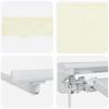 Retractable Awning Frame Cream 250 x 200 cm Polyester with PU Coating