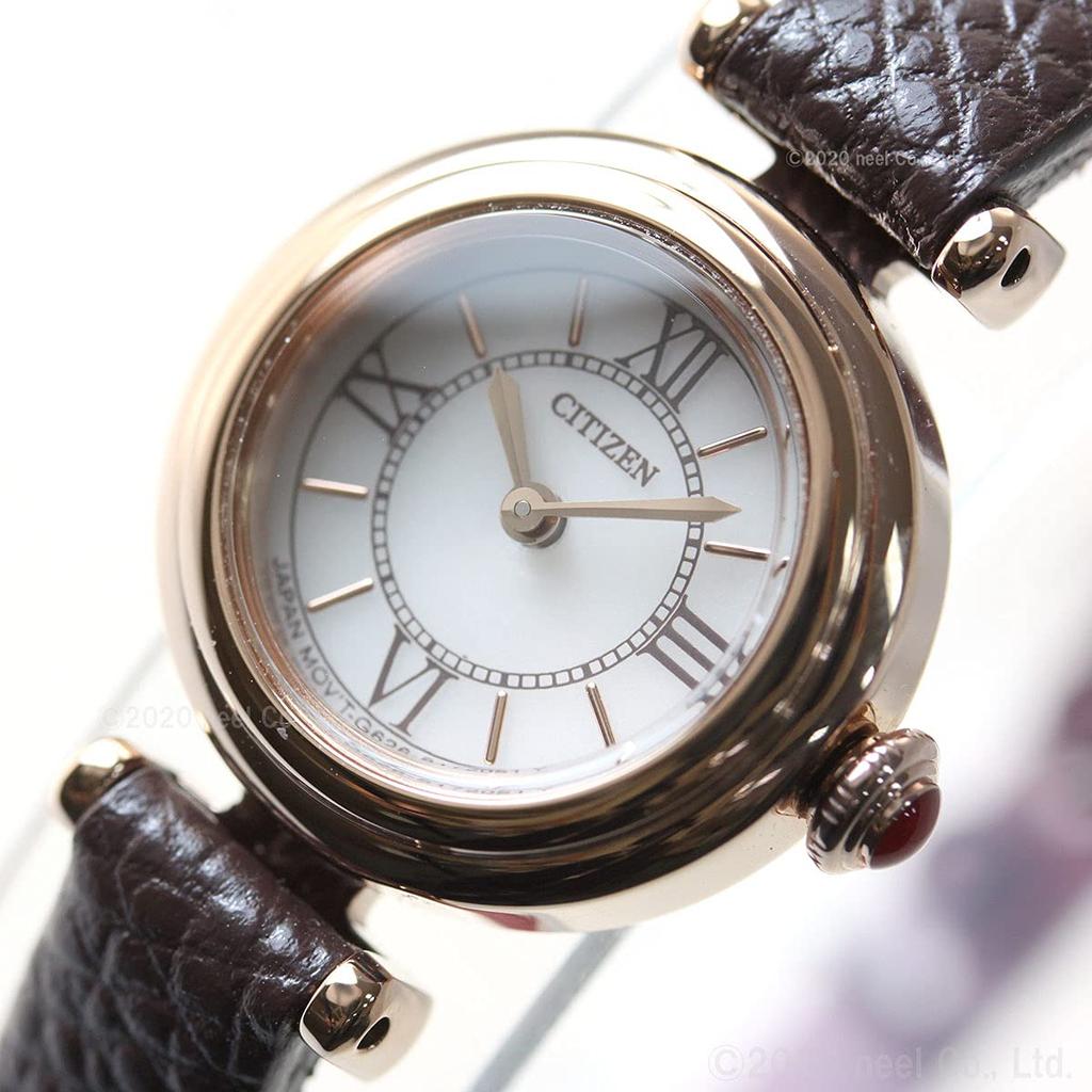 Круглые женские часы [Citizen] Kii Eco-Drive EG7083-04W