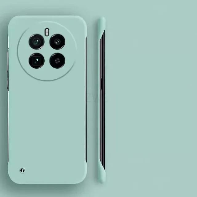 Безрамный тонкий кожаный матовый жесткий чехол для задней панели из ПК для Realme 12 Pro Plus Realme12 Pro + Plus 5G ярких цветов без полей, противоударный бампер