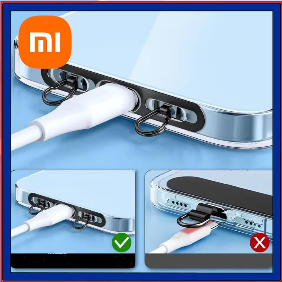Xiaomi Новый ультратонкий металлический патч-прокладка для шнурка телефона из нержавеющей стали, прочные зажимы для шнурка для подвешивания, аксессуары для коннектора безопасности мобильного телефона