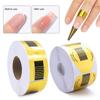 Nail Art 500Pcs Paper Holder Rectangular Horseshoe Phototherapy Nail Crystal Nail Extension Golden Finger Holder For Nail Salons