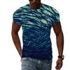 Летние модные футболки с рисунком морской рыбы, мужские повседневные футболки с трендовым принтом, футболки с короткими рукавами и рисунком подводного мира, топ