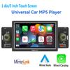 5-дюймовый автомобильный радиоприемник 1 Din CarPlay Android Авто Мультимедийный плеер Bluetooth MirrorLink FM-приемник для Volkswagen Nissan Toyota